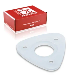 1x Achterruitsteun voor PORSCHE 911 F/G 930 Coupé -'77 Driehoekig raam Nieuw