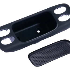 Weekendaanbieding ORIGINELE PORSCHE 986 996 Middenconsole Opbergvak, Zwart/Grijs met Inzetstuk, SET