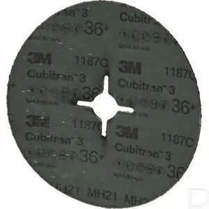 Nieuw Cubitron™ 3 fiberschijf 1187C 180mm K36