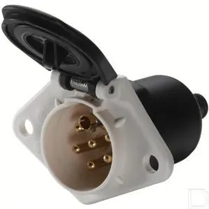 7-polige stekkerdoos inbouw 24V kunstof Hella Fabrieksprijs