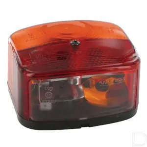 Achterlicht rechts vierkant opbouw 12V Snelle Levering