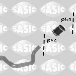 Seizoensaanbieding Laadlucht-/turboslang Sasic 3334053