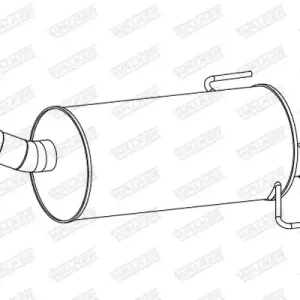 Aanbieding Achterdemper Walker 24317